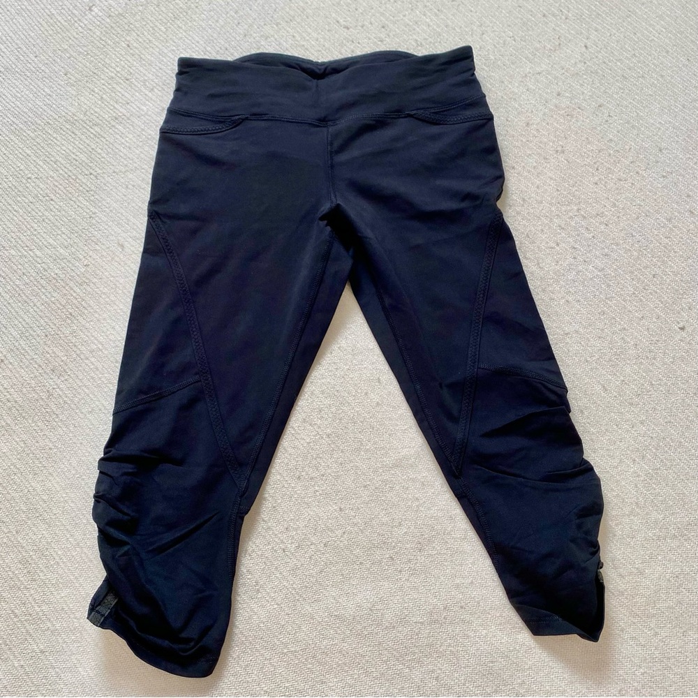 Lululemon Black Running Crops